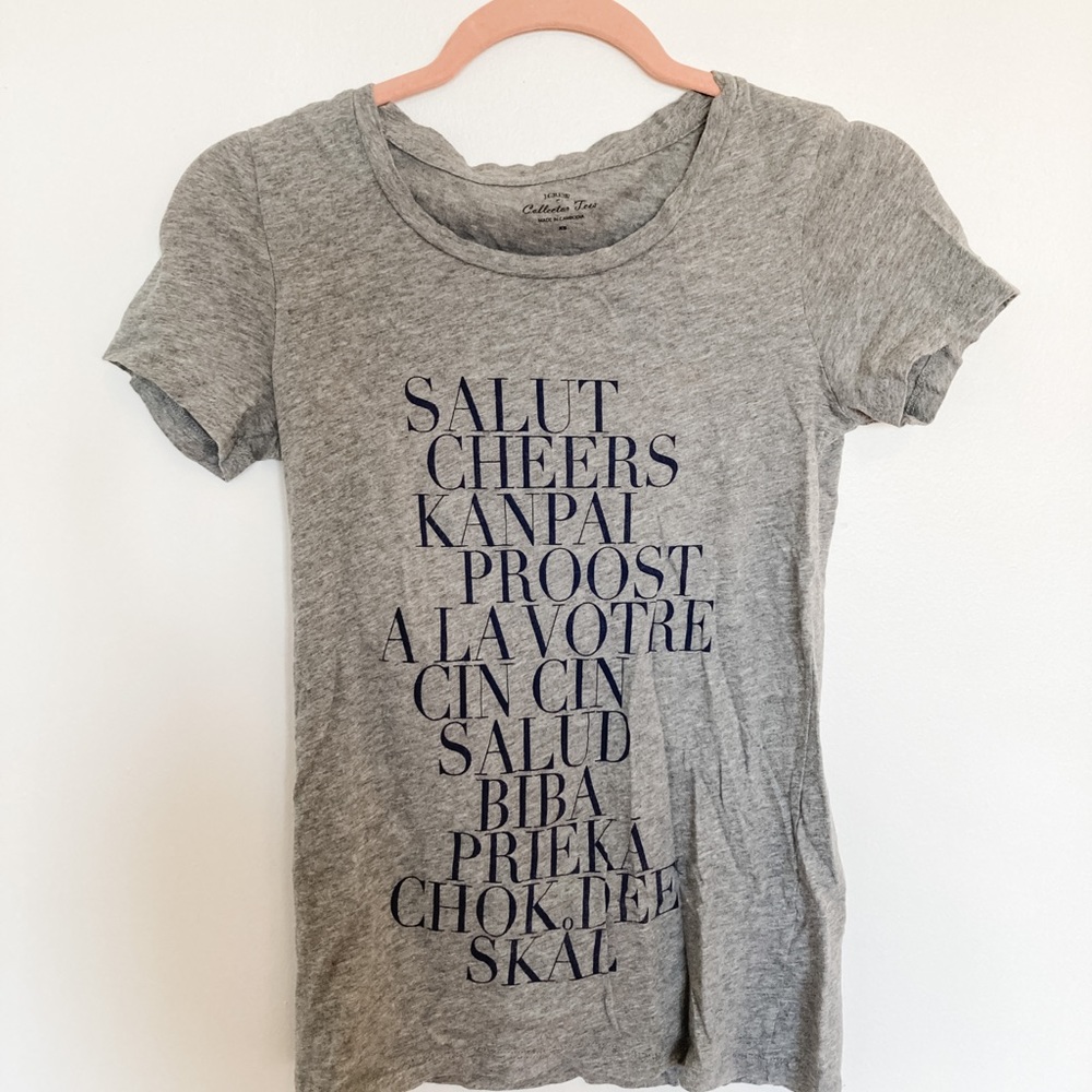 JCrew Cheers tee